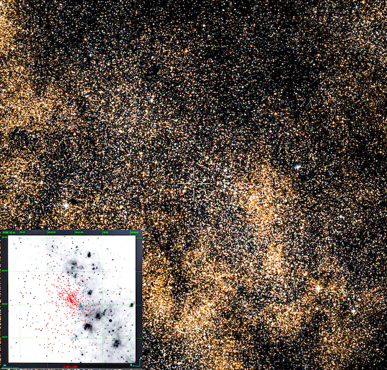 For the first time astronomers name a cluster of stars as Valparaíso 1